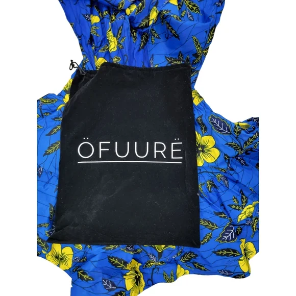 Blue/Yellow Infinity Mini Dress - Picture 15 of 15